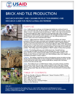 Micro and Small Enterprises: Brick and Tile Production