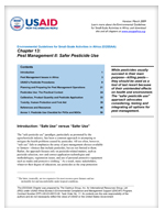 Sector Guidelines Safer Use Pesticides