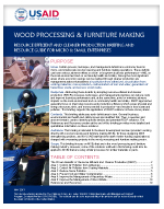 Micro and Small Enterprises: Wood Processing